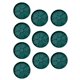thumbnail image 2 of 10 platillos resistentes y gruesos para macetas, ideales para patios, jardines y patios traseros. Verde, 2 of 8
