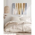 thumbnail image 3 of Brown Gray Wall Art for Living Room,Canvas Picture Wall Decor for Bathroom Bedroom,Vintage Abstract White Ombre Texture Painting Artwork for Office Kitchen Hallway Dining Room Home Decor 20"x24", 3 of 8