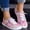 Multicolor, variant on YOUYEDIAN Sneakers for Women Fashion Floral Print Round Toe Versatile Slip On Flats Casual Canvas Comfy Walking Shoes