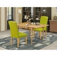 thumbnail image 3 of East West Furniture Dining Room Set Oak, MZEN3-OAK-51, 3 of 3