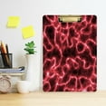 thumbnail image 5 of FMSHPON Red Lightning Clipboard Hardboard Wood Nursing Clip Board and Pull for Standard A4 Letter 13x9 inches, 5 of 7