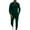 Army Green, variant on BXINGOHAI Men's 2 Piece Outfit Sets Quarter Zip Up Long Sleeve Lapel Shirts Drawstring Pants 2024 Solid Casual Outfits Today Army Green,M