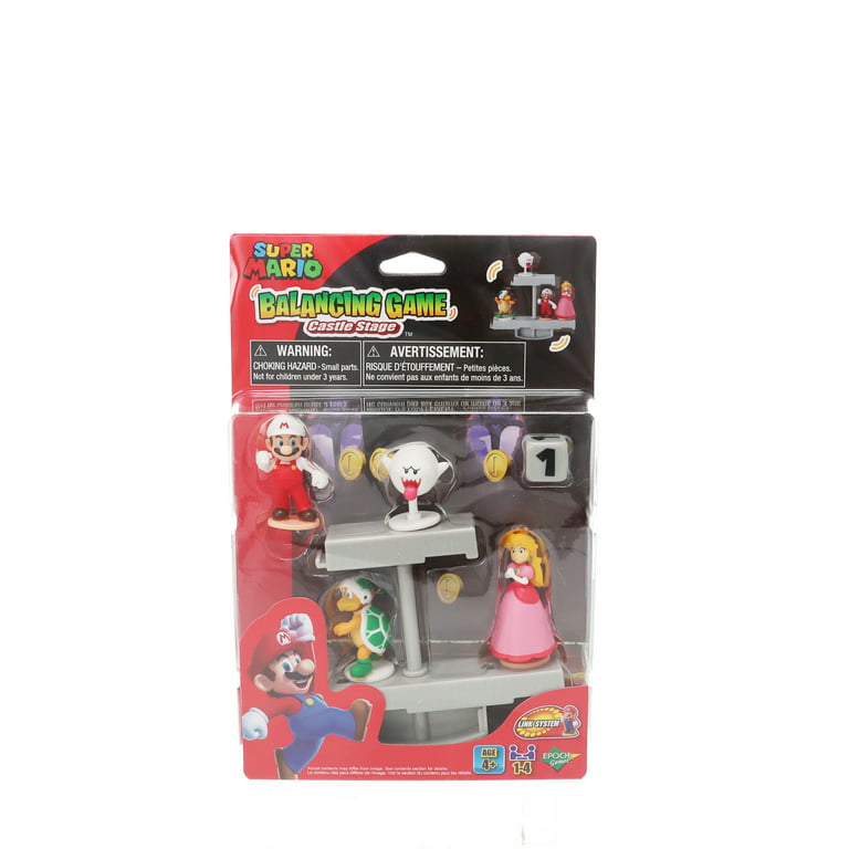 Epoch Games Super Mario Blow Up! Shaky Tower Balancing Game - Tabletop  Skill and Action Game with Collectible Super Mario Action Figures
