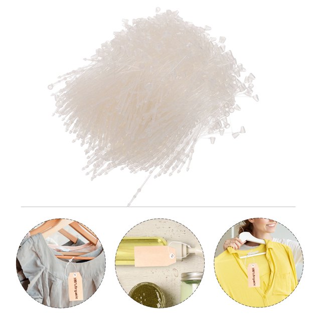 OULII 2Sets Tag Fastener for Business Owners Consumers in Clothing Store 11.8x0.2x0.2in