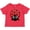 Red, variant on Round Lady Bug Boys or Girls Toddler T-Shirt