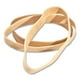 Universal Size 105 Rubber Bands - 0.06" Gauge, Beige, 55 Bands Per Pack