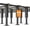 6.2-8 inch, variant on Bed Support Legs, Replacement Adjustable Bed Risers, 7.3-12 in Heavy Duty Metal Furniture Feet with Non-Slip Rubber Base for King Queen Slats, Couch, Table, Sofa
