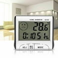 thumbnail image 3 of Yeacher Minitype Digital Indoor Thermometer Hygrometer Clock DC102 LCD Screen, 3 of 6