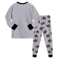 thumbnail image 5 of UAYOTSE Boys Long Sleeve Pajama Set Motorcycle Monster Truck Graphic 2‑Piece Boys Sleep Set Size 4-5 Years, 5 of 9