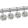 thumbnail image 2 of Dinosaur Shower Curtain Hooks（Set of 12）for Home Hotel Shower Rods Bathroom Crystal Glass Print Stainless Steel Round Curtain Hooks, 2 of 5