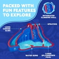 thumbnail image 3 of Sunny & Fun Fun Water Slide & Blow-up Pool for Kids Backyard Water Park, 3 of 10
