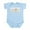 Sky Blue, variant on CafePress - Vintage San Francisco Infant Bodysuit - Baby Light Bodysuit, Size Newborn - 24 Months