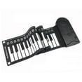 thumbnail image 3 of Kid's 49-Key Flexible Roll-Up Educational Electronic Digital Music Piano Keyboard w/Recording Feature, 8 Different Tones, 6 Educational Demo Songs & Build-in Speaker, 3 of 5