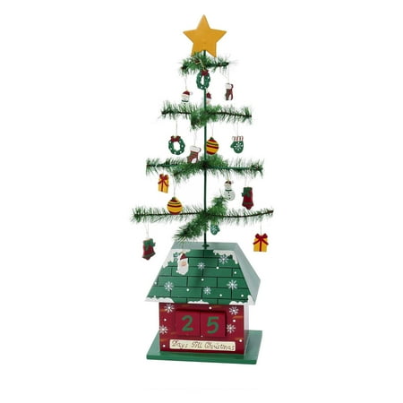kurt adler 17 in christmas tree calendar with mini kurt adler 17 in christmas tree calendar with mini