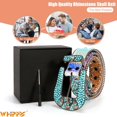thumbnail image 6 of WHIPPY Rhinestone Studded Belt for Women Men, Western Cowgirl Cowboy Leather Belt for Jeans Pants Dress, 6 of 7