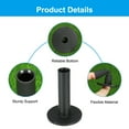 thumbnail image 3 of Unique Bargains Rubber Golf Tee, 5 Pcs Mix Size Golf Practice Tees Training Driving Range Tee, Black, 3 of 6