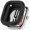 B*5X5CM, variant on Durable Silicone Watch Band Featuring Customizable Watch Faces | Featuring Hollow Design Support Fits For Most Smart Watch Models | For Music Control Blue