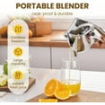 thumbnail image 2 of QenASHaing Fresh Fruit Juice Extractor, Manual Juicer Hand Press, Heavy-Duty Lemon Squeezer & Hand Juicer Squeezer with Ergonomic Grip, Easy-Clean Juicer Manual for Citrus, Orange, Lime, Pomegranate, 2 of 8