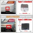 thumbnail image 3 of Trimla Rear Tow Cover Fit 10-13 Mercedes Benz S Class W221 Facelift AMG Line for S280 S320 S350 S400 S420 S450 S500 S63 S65 2007 2008 2009 bumper towing Hook Eye Cap A2218852922, 3 of 5