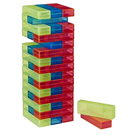 Jenga Neon Pop Building Blocks Tumbling Tower (Best Tower Of Defense Games)