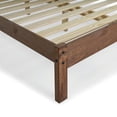 thumbnail image 3 of Benjara Octa Full Bed, Plank Style, Rustic, Brazilian Pine Wood, Mahogany, 3 of 5