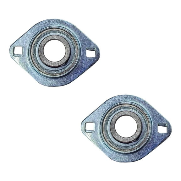 3/4" Shaft Axle Bearing with Flanges for Dump Truck Tarp Systems 2 Pack - Aluminum Pillow Block Bearing for Tarp Roller Kit, Roller Rite, Tarping System Replacement Parts - Rust Proof