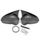 thumbnail image 1 of Glossy Black / Carbon Fiber Rearview Wing Mirror Covers Caps For Seat Leon Mk2 1p Ibiza Mk4 6j 2008-2017 Mirror Case Cover, 1 of 3