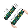 thumbnail image 4 of Fuzoiu Colorful Dinosaurs Print Adult Socks, Crew Moisture-wicking Socks, Unisex Cushion Crew Socks,Casual Sports Ankle Socks, 4 of 7