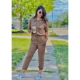 thumbnail image 4 of Conjunto de Jogger para Mujer PRETTYGARDEN Manga Larga XL Caqui Oscuro, 4 of 4