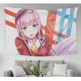 thumbnail image 1 of Tapestry Darlings In The Franxx, manga de anime, 145 x 100 cm, poliéster, 1 of 2