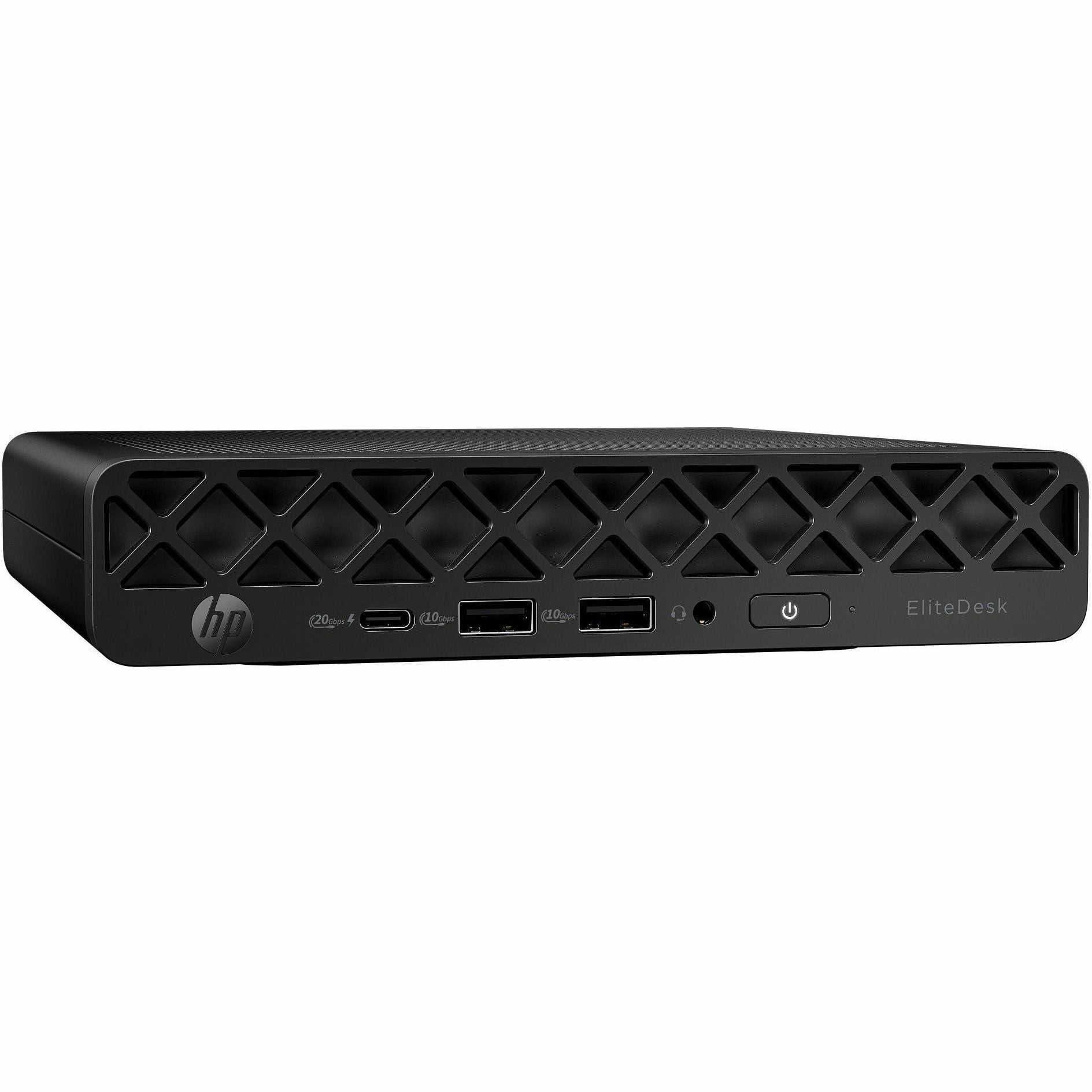 HP EliteDesk 8 G1i Desktop Computer - Intel Core Ultra 9 285T - vPro Technology - 64 GB - 1 TB PCI Express NVMe SSD - Mini PC - Jack Black - Intel Q870 Chip - Windows 11 Pro - Intel DDR5 SDRAM - Wi...