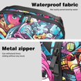 thumbnail image 4 of Graffiti Waterproof Oxford Cloth Hard Drive Case Organizer for Electronic Gadgets - Charger Case, Travel Organizer, Cord Organizer Travel Small, Appliance Cord Organizer - 5.9x9.44x3.14 in, 4 of 6