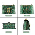 thumbnail image 3 of Bandolera con cadena para mujer DEEPMEOW, color verde, 3 of 7