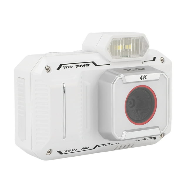 Cámara Digital 4K, Cámara De Vlogging De 65MP Con Sensor CMOS Y Zoom Digital 18x, Pantalla HD HD De 2.88 Pulgadas, Flash LED Incorporado Para Fotografía Y Viaje