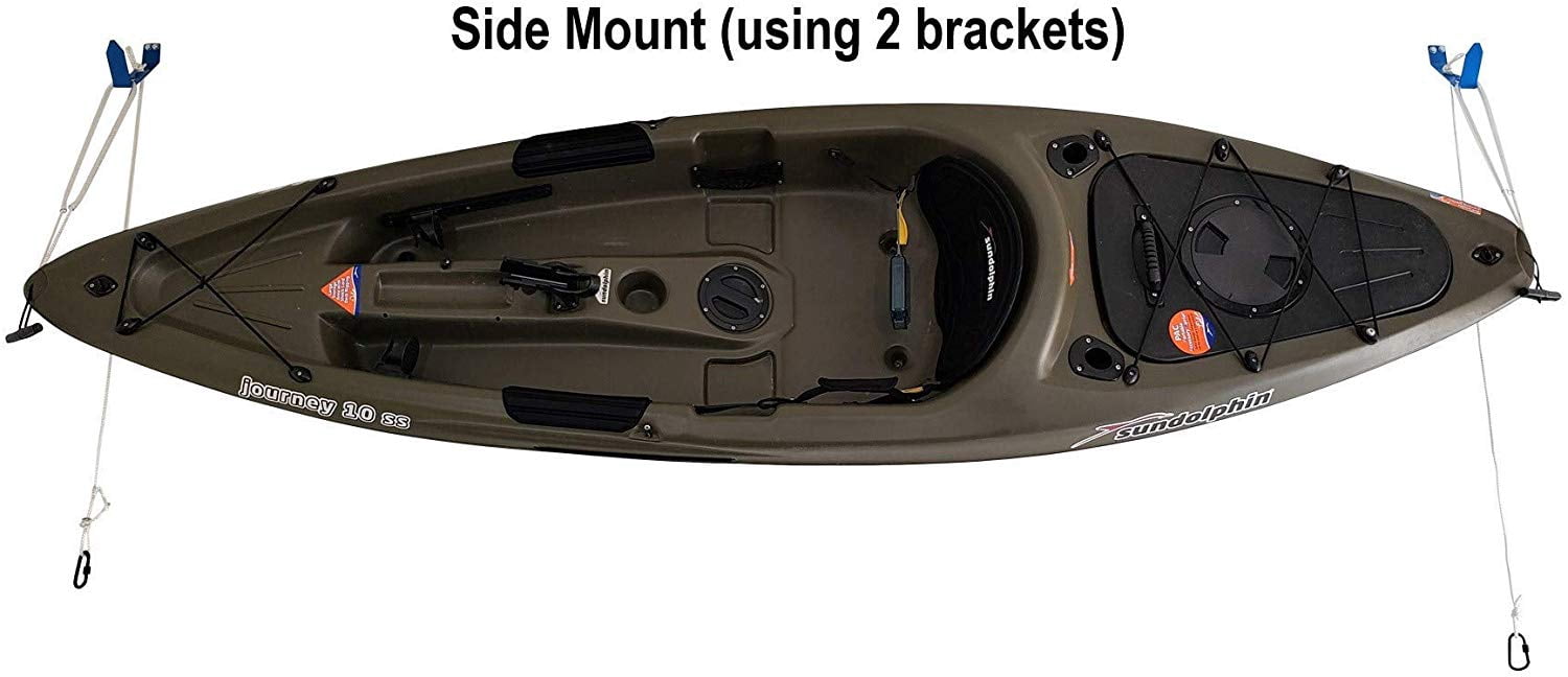 Kayak Wall Hanging Bracket | Multi-Use | Easy-Up | Heavy Duty Steel | Yak-It-Up