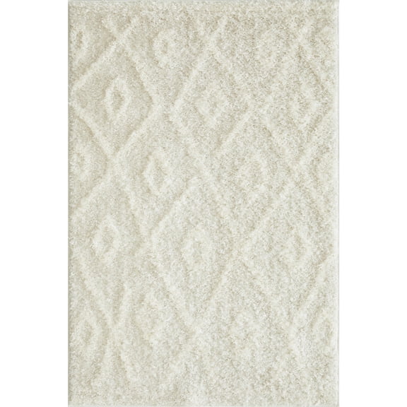 Loomaknoti Vemoa Avonako 4' x 6' Gray Geometric Indoor Area Rug