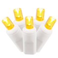 thumbnail image 1 of Vickerman X6W6108 Vickerman 100 Orange Wide Angle LED Light on White Wire 50' Christmas Light Strand, 1 of 1