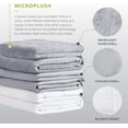 thumbnail image 3 of Degrees of Comfort Zoning Weighted Blanket 2 Duvet Covers for Hot & Cold Sleeper Advance Nano-Ceramic Beads Deliver Durability & Silky Comfort (48x72 12lbs Grey/Grey), 3 of 5