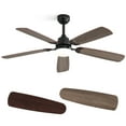 thumbnail image 1 of Sofucor 52" Ceiling Fan with Dual Blade Finish, Modern, LED Light, Downrod and Flush Mount, Indoor, 1 of 10