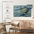 thumbnail image 5 of Elephant Stock East Point Sea Turtle Wall Art - Horizontal Canvas Wall Art - Living Room Wall Decor - Animal Canvas - Blue And Green Decor By Paul Brent - 39" x 26", 5 of 8