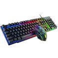 thumbnail image 1 of Tmvgtek T6 Gaming Keyboard Mouse Mouse Pad Wired Rgb Backlight 3-In-1 Kit (Negro) Tmvgtek Componentes de Computadoras, 1 of 9