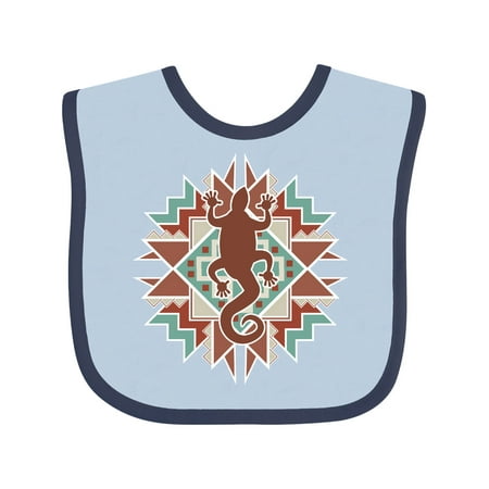 

Inktastic Southwestern Native Pattern Lizard Gift Baby Boy or Baby Girl Bib