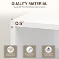 thumbnail image 5 of 62.8''W Wall Cabinets for Laundry Room, Wooden Floating Wall Cabinets, Hanging Wall Cabinet for Laundry, Kitchen, White, 5 of 9