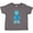Charcoal Grey, variant on Blue Robot Boys or Girls Toddler T-Shirt