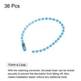 thumbnail image 3 of Bola Cuenta Cadenas, 4.72" 36uds Tracción Cadena Extensión con Juego Conectores para Llavero Cadenas Etiquetas Artesanía Proyecto Joyería Fabricación Azul, 3 of 6