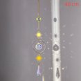 thumbnail image 3 of DEKAXID Atrapasueños de Cristal con Prisma Arcoíris, Atrapasueños de Luna, Cortinas Colgantes, Decoración para el Hogar, Adorno para el Jardín, Campanas de Viento, 3 of 7