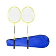 thumbnail image 3 of LOVIVER 2Pcs Badminton Rackets Set Badminton Shuttlecock for Couples Beginners Beach yellow, 3 of 8