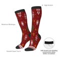 thumbnail image 4 of Logiee Merry Christmas Print Gift Stocking Stuffers,Adult Stockings,Novelty Socks,Funny Socks Birthday Running Walking Sleeping, 4 of 6
