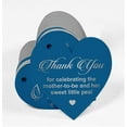 thumbnail image 3 of Inkdotpot Thank You For Celebrating The Mother To Be Baby Shower Bottle Tag Real Silver Foil Favor Hang Tag 50 Pack, 3 of 8