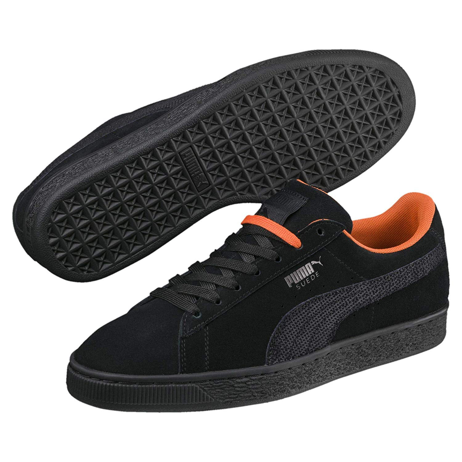 PUMA - Puma 367424-02: Mens Suede Classic Tonal Nu Skool Black Sneaker ...